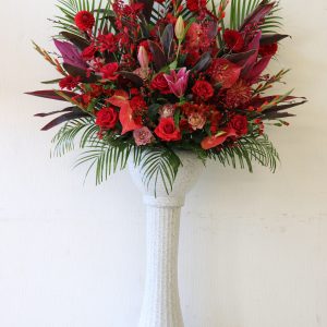 赤系お花おまかせスタンド